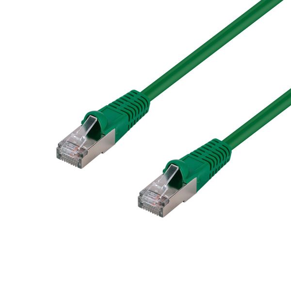 DYNAMIX PLG-AUGS-1 - 1m Cat6A S/FTP Green 10G Patch Lead 26AWG 500MHz Shielded Plug. Cat6 Augmented