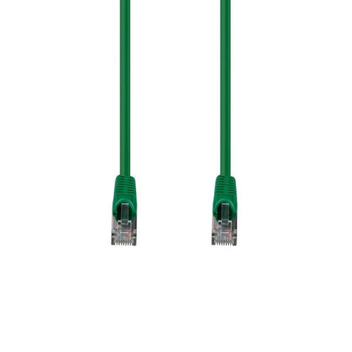DYNAMIX PLG-AUGS-PP - 0.3m Cat6A S/FTP Green 10G Patch Lead 26AWG 500MHz Shielded Plug. Cat6 Augmented