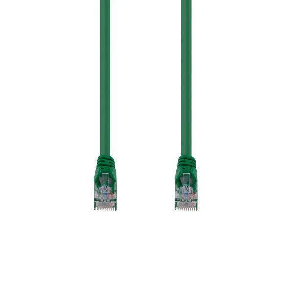 DYNAMIX PLG-C6A-2 - 2m Cat6 Green UTP Patch Lead T568A 250MHZ 24AWG Unshielded Plug.