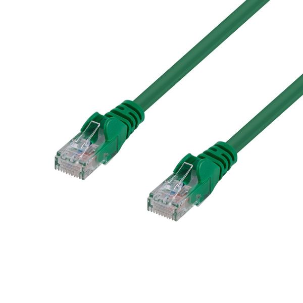 DYNAMIX PLG-C6A-TQ - 0.75m Cat6 Green UTP Patch Lead T568A 250MHZ 24AWG Unshielded Plug.