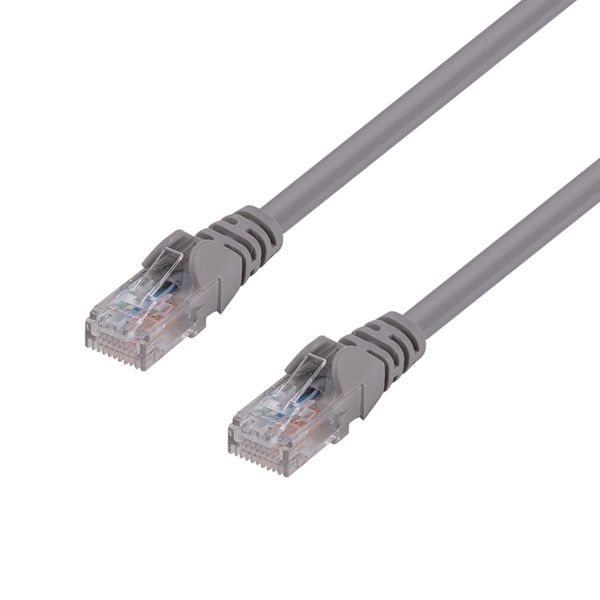 DYNAMIX PLGY-C6A-TQ - 0.75m Cat6 Grey UTP Patch Lead T568A 250MHZ 24AWG Unshielded Plug.