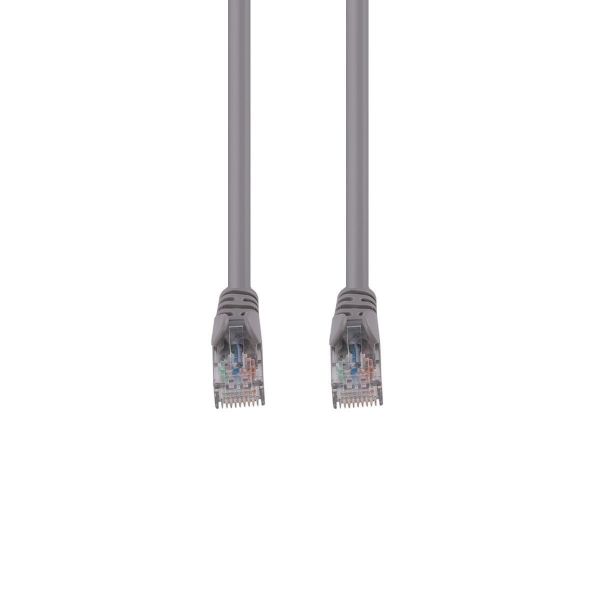 DYNAMIX PLGY-C6A-TQ - 0.75m Cat6 Grey UTP Patch Lead T568A 250MHZ 24AWG Unshielded Plug.