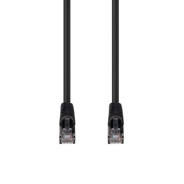 DYNAMIX PLK-AUGS-3 - Cat6A 3m S/FTP Black 10G Patch Lead 26AWG 500MHz Shielded Plug. Cat6 Augmented
