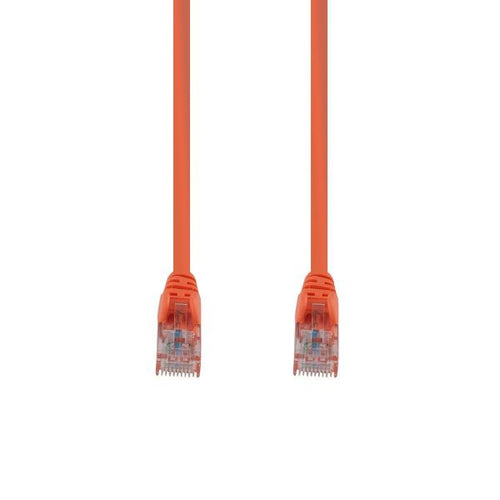 DYNAMIX PLO-C6A-5 - 5m Cat6 Orange UTP Patch Lead T568A 250MHZ 24AWG Unshielded Plug.