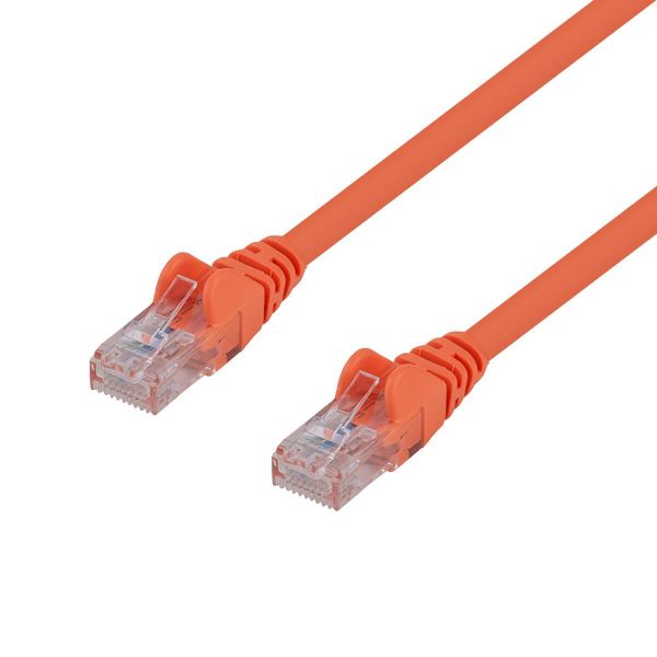 DYNAMIX PLO-C6A-TQ - 0.75m Cat6 Orange UTP Patch Lead T568A 250MHZ 24AWG Unshielded Plug.