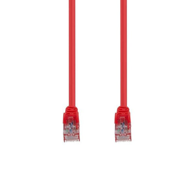 DYNAMIX PLR-C6A-2 - 2m Cat6 Red UTP Patch Lead T568A 250MHZ 24AWG Unshielded Plug.