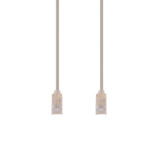 DYNAMIX PLS-C6-0-5 - 0.5m Cat6A 10G Beige UTP LSZH Patch Lead 30AWG 802.3af Unshielded Plug.
