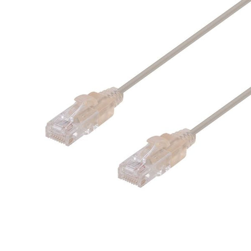 PLS-C6-1-25 - DYNAMIX PLS-C6-1-25 - 1.25m Cat6A 10G Beige UTP Patch Lead 30AWG 8023af Unshielded Plug.