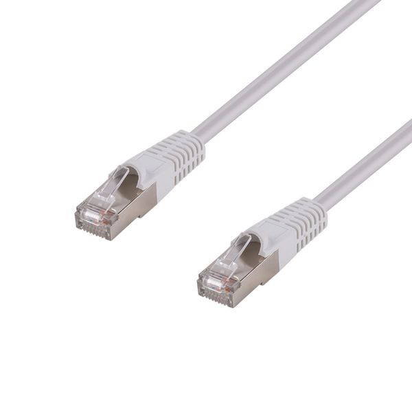 DYNAMIX PLW-AUGS-10 - 10m Cat6A S/FTP White 10G Patch Lead 26AWG 500MHz Shielded Plug. Cat6 Augmented