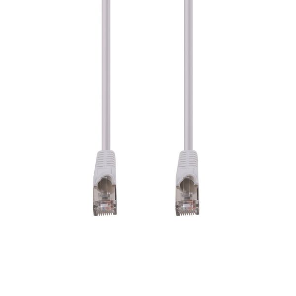 DYNAMIX PLW-AUGS-1H - 1.5m Cat6A S/FTP White 10G Patch Lead 26AWG 500MHz Shielded Plug. Cat6 Augmented