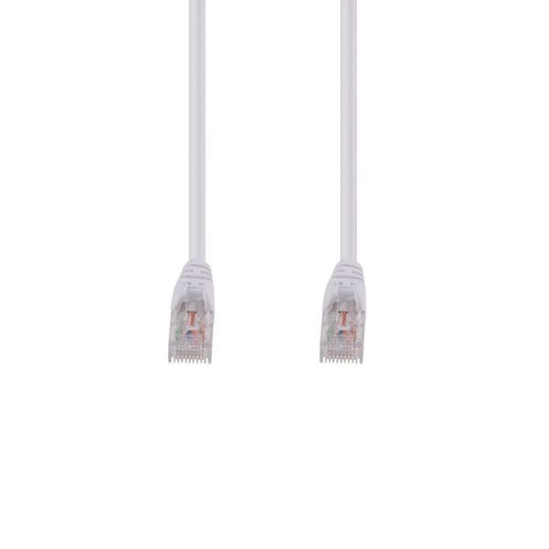DYNAMIX PLW-C6A-10 - 10m Cat6 White UTP Patch Lead T568A 250MHZ 24AWG Unshielded Plug.