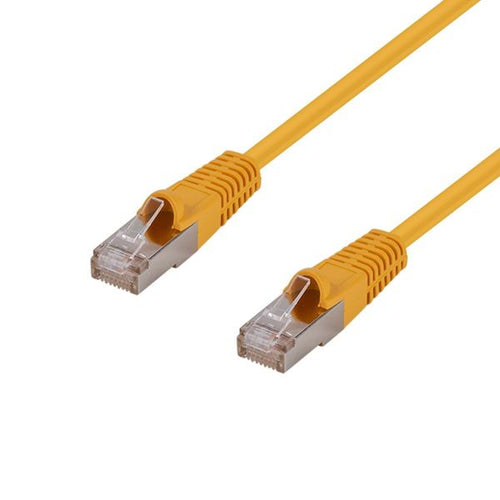 PLY-AUGS-5 - DYNAMIX PLY-AUGS-5 - 5m Cat6A S/FTP Yellow 10G Patch Lead 26AWG 500MHz Shielded Plug. Cat6 Augmented