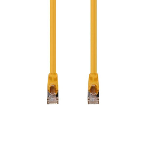 PLY-AUGS-5 - DYNAMIX PLY-AUGS-5 - 5m Cat6A S/FTP Yellow 10G Patch Lead 26AWG 500MHz Shielded Plug. Cat6 Augmented