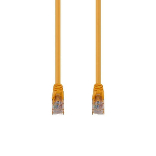 PLY-C6A-0 - DYNAMIX PLY-C6A-0 - 0.5m Cat6 Yellow UTP Patch Lead T568A 250MHZ 24AWG Unshielded Plug.