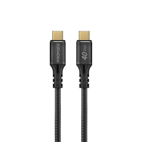 POWERBOLT240-1M - PROMATE POWERBOLT240-1M - 1M USB-C to USB-C Cable. Supports Thunderbolt 3 240W Super Speed Fast Charging