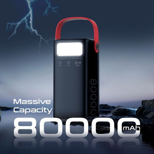 POWERMINE-80PRO - PROMATE POWERMINE-80PRO - 80000mAh High Capacity Power Bank with 100W PD. Multiple Input/Output Ports 3