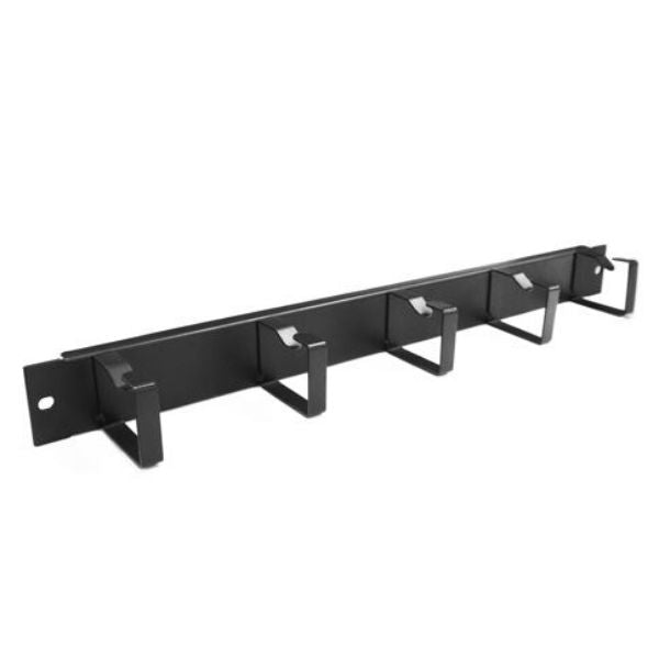 DYNAMIX PP-CMM55 - 19'' 1RU 55mm Deep Metal Cable Management Bar Supplied w/ Cage Nuts