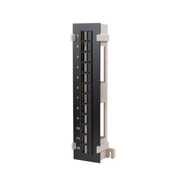 DYNAMIX PP-MINI12-UK - Mini 1U 12 Port Unloaded Wall Mountable Keystone Patch Panel