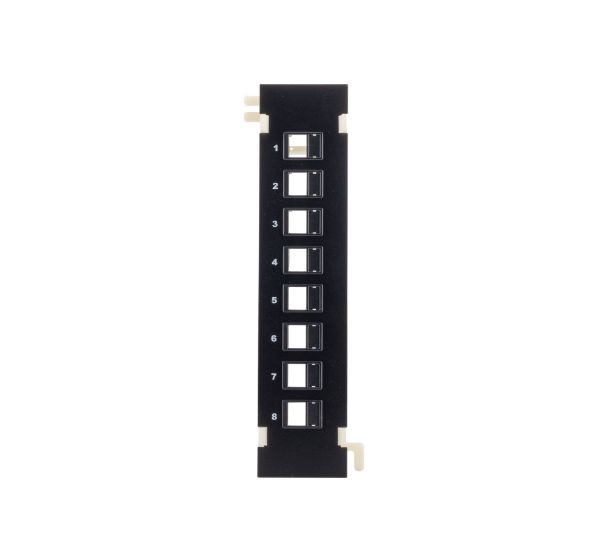 DYNAMIX PP-MINI8-UK - Mini 8 Port Unloaded Keystone Patch Panel