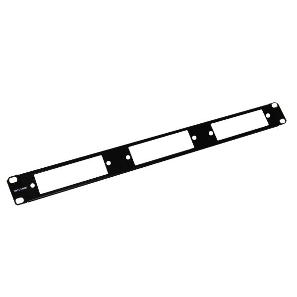 DYNAMIX PP-MTPCAS01 - 1RU 3 Slot MPO / PLC Cassettes 19'' Rail Mount