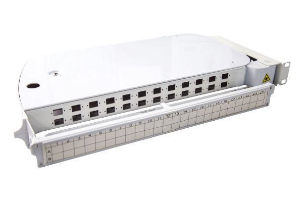 DYNAMIX PPPR24S - 1U Rotary 24 Ports SC Simplex Footprint Unloaded Right Hinge
