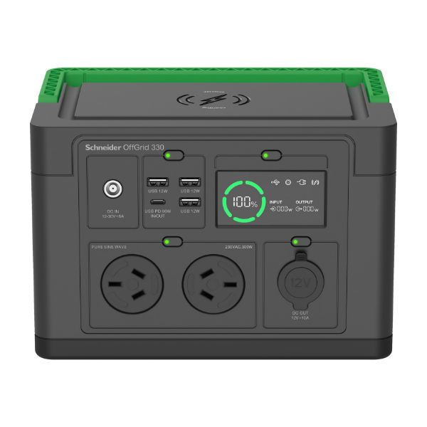 APC PPS330-AZ - OffGrid Portable Power Station 330, 332Wh Lithium-ion 2x AU Plugs