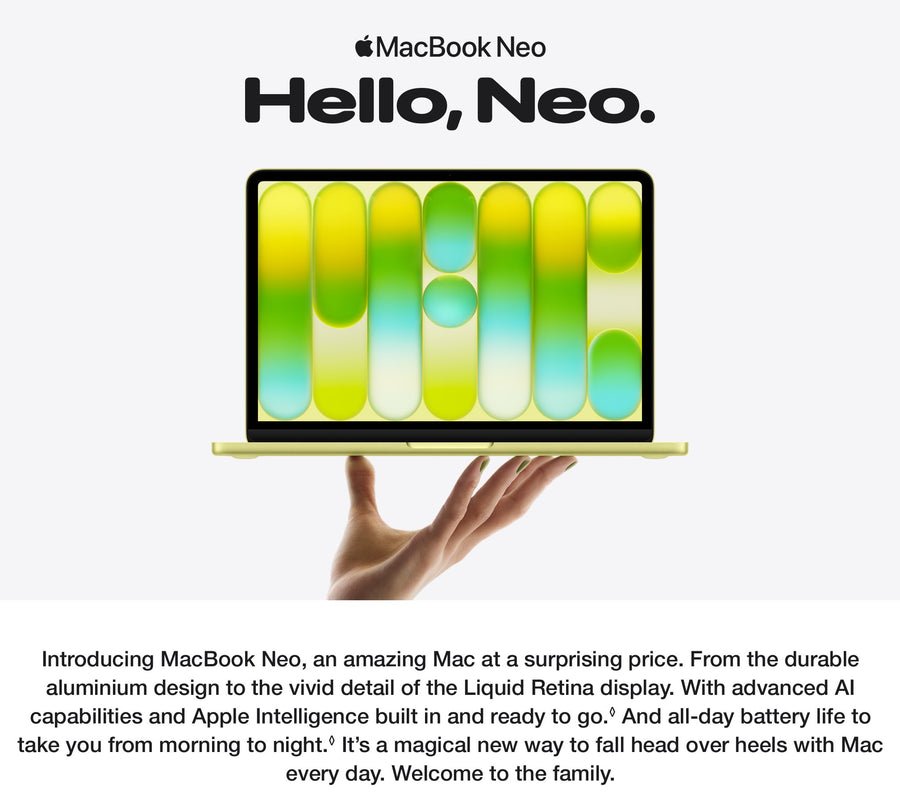 Apple MHFD4X/A - MB NEO (A18PRO) 13IN CIT/8GB/256GB