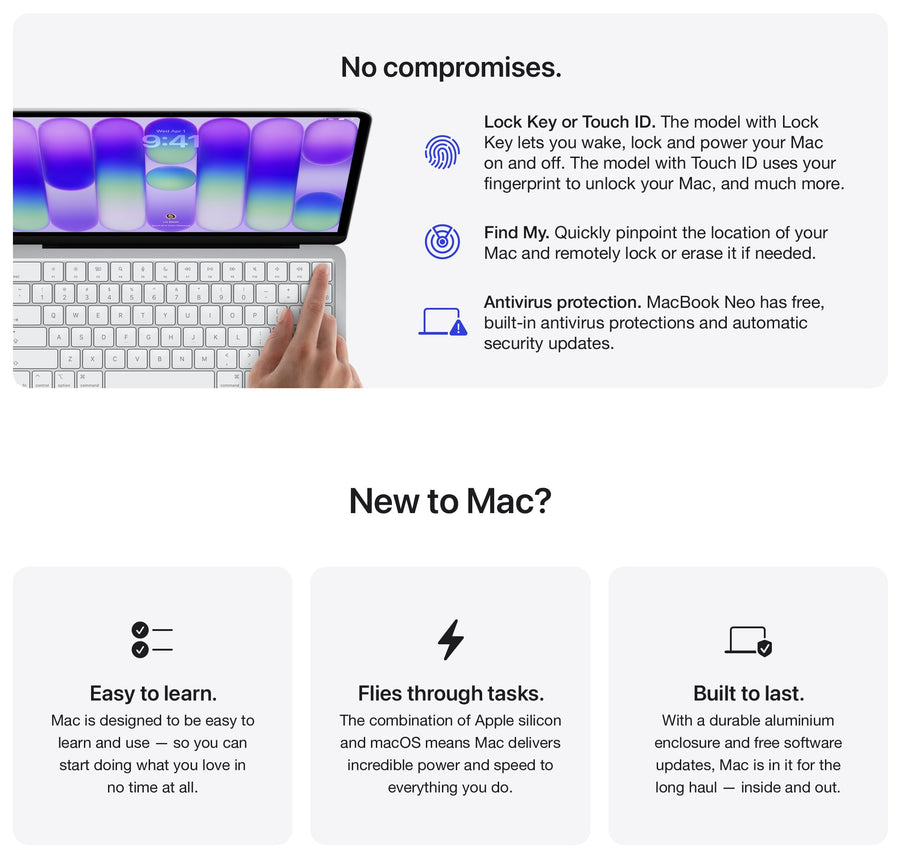 Apple MHFD4X/A - MB NEO (A18PRO) 13IN CIT/8GB/256GB