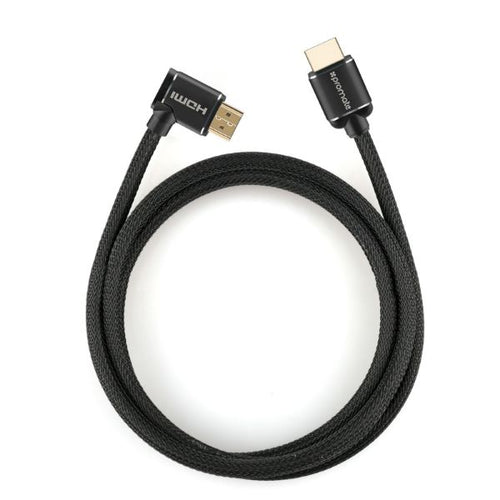 PROLINK4K1-150 - PROMATE PROLINK4K1-150 - 1.5m 4K HDMI cable. Right Angle 4K Ultra HD. 24K Gold plated connectors.