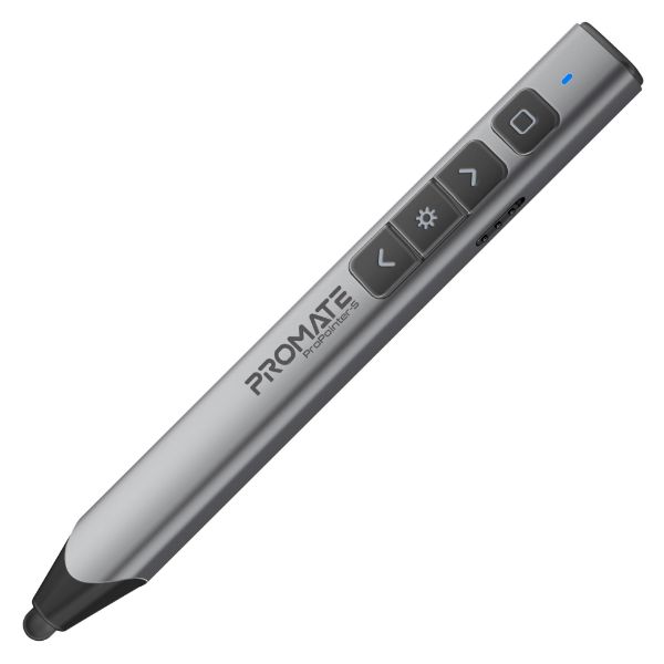 PROMATE PROPOINTER-S - UniverIntuitive Laser Pointer w/ Built-in Stylus Pen 220mAh Built-in Battery 10m