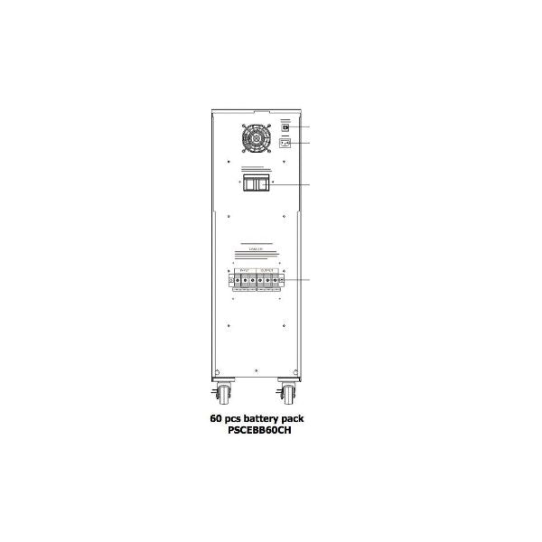 POWERSHIELD PSCEBB60CH - Extended Battery Module w/ Charger For PSCE6000 PSCE10K & PSCE20K