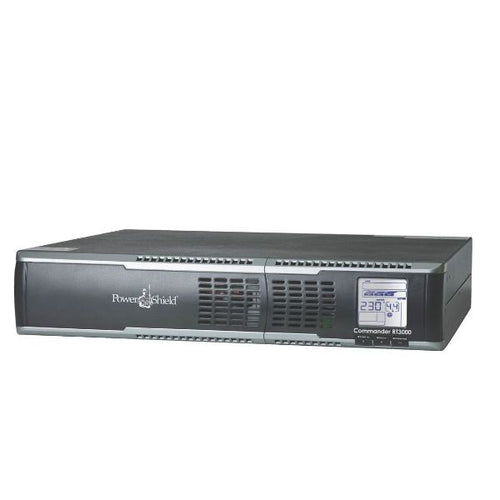 PSCRT3000 - POWERSHIELD PSCRT3000 - Commander RT 3000VA/2700W UPS. Line interactive pure sine wave output. Rack/Tower