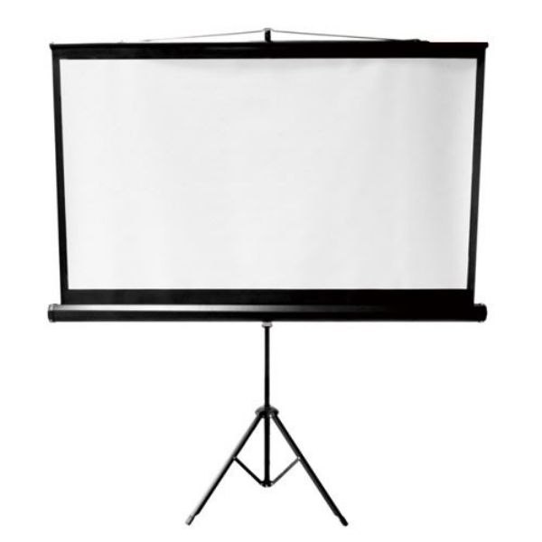 BRATECK PSDB112 - 112'' Projector Screen w/ Tripod 1:1 Aspect ratio 2m x 2m (WxH)