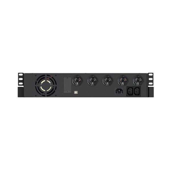 POWERSHIELD PSDR1500 - Defender 2RU Rackmount 1500VA (900W) Shallow Depth Line Interactive w/ AVR