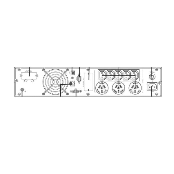 POWERSHIELD PSL1KLRNB4U - Centurion RT LiFeP04 1kVA 0.9kW Lithium-ion Long-Run Online UPS. Includes Rail Kit