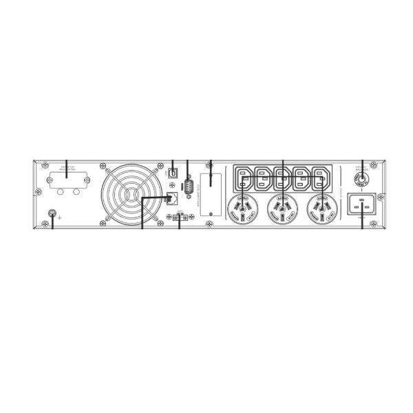POWERSHIELD PSL2KLRNB4U - Centurion RT LiFeP04 2kVA 1.8kW Lithium-ion Long-Run Online UPS. Includes Rail Kit