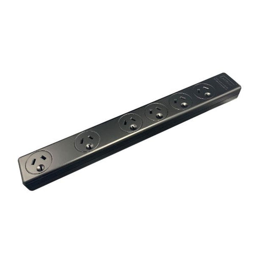 PT6969SBE - JACKSON PT6969SBE - 6-Way Powerboard w/ surge & overload protect. 1m Power cord. (Energy Absorption