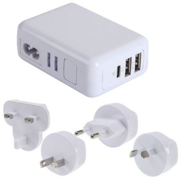 JACKSON PTA7723 - Worldwide USB Charger Adaptor. Perfect for All International Travellers. Fast