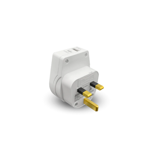 PTA8811USBMC - JACKSON PTA8811USBMC - Slim Outbound Travel Adaptor 1x USB-A & 1x USB-C (2.1A) Charging Ports.