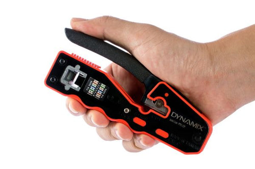 PTC-CP - DYNAMIX PTC-CP - Compact Push Through Crimper w/ Built-in Stripping & Cutting Blade