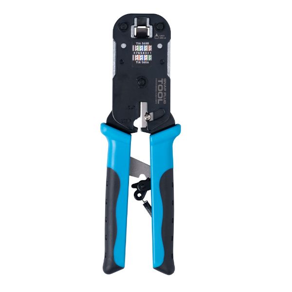 DYNAMIX PTC-HD - Heavy Duty Push Through Crimper w/ Built-in Stripping & Cutting Blade