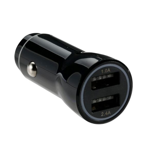 JACKSON PTUSB34CIG - 3.4A Dual Port In-Car Phone Charger w/ 2x USB-A Ports. Fast Charge 2 Devices