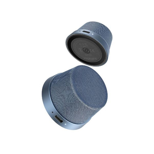 PUNCH-BL - PROMATE PUNCH-BL - 3W Mini Bluetooth Speaker w/ Magsafe Compatible Base. Supports Music & Calls High