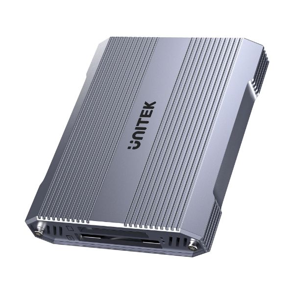 UNITEK R1022C - CF Express Type B Multi Card Reader w/ Hub. 10Gbps USB-A High-Speed