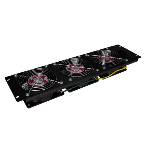 RA3FAN-3U - DYNAMIX RA3FAN-3U - 3RU 3x Fan unit w/ IEC C14 10A Power connector