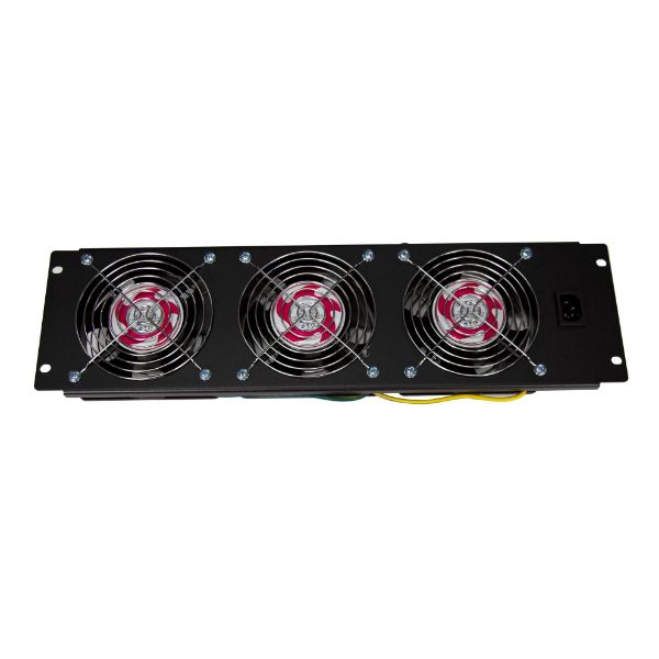 DYNAMIX RA3FAN-3U - 3RU 3x Fan unit w/ IEC C14 10A Power connector