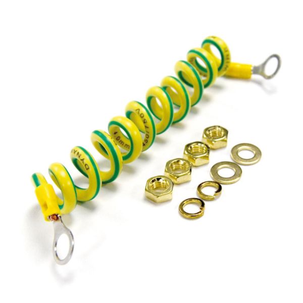 DYNAMIX RAEW - 1 Piece Earth Wire Kit. 1x 0.5m Fully Extended Ultra-Flex 4.0mm 2 Coiled