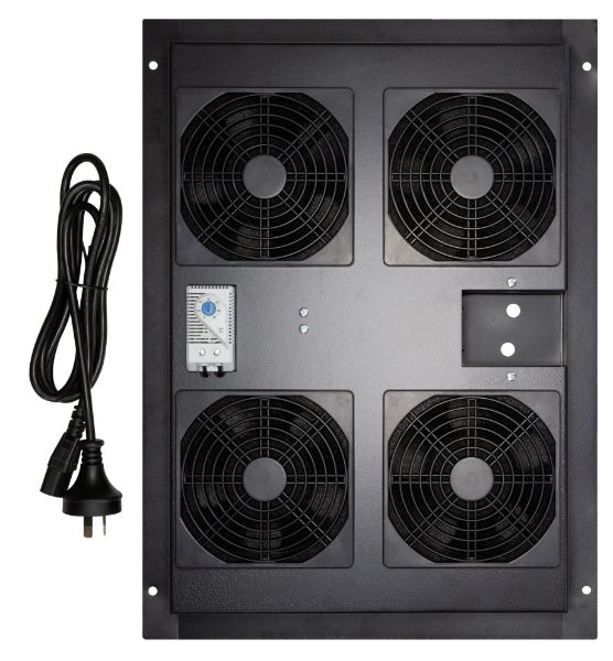 DYNAMIX RAFANKITT - Replacement Drop in Fan Tray for ST Series Cabinets Includes Thermostat Feature
