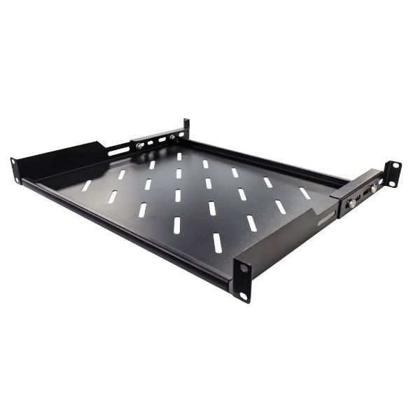 DYNAMIX RAFSM-550 - Fixed Shelf 550mm Deep Shelf w/ Expanding Mounting Rail 550-655mm