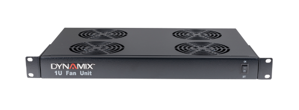 DYNAMIX RAFT - 1U Fan Unit w/ 4x Fans 19'' Installation 290mm Deep Fans 4x 20w (80w Total)